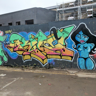 Green Lane Works Graffiti